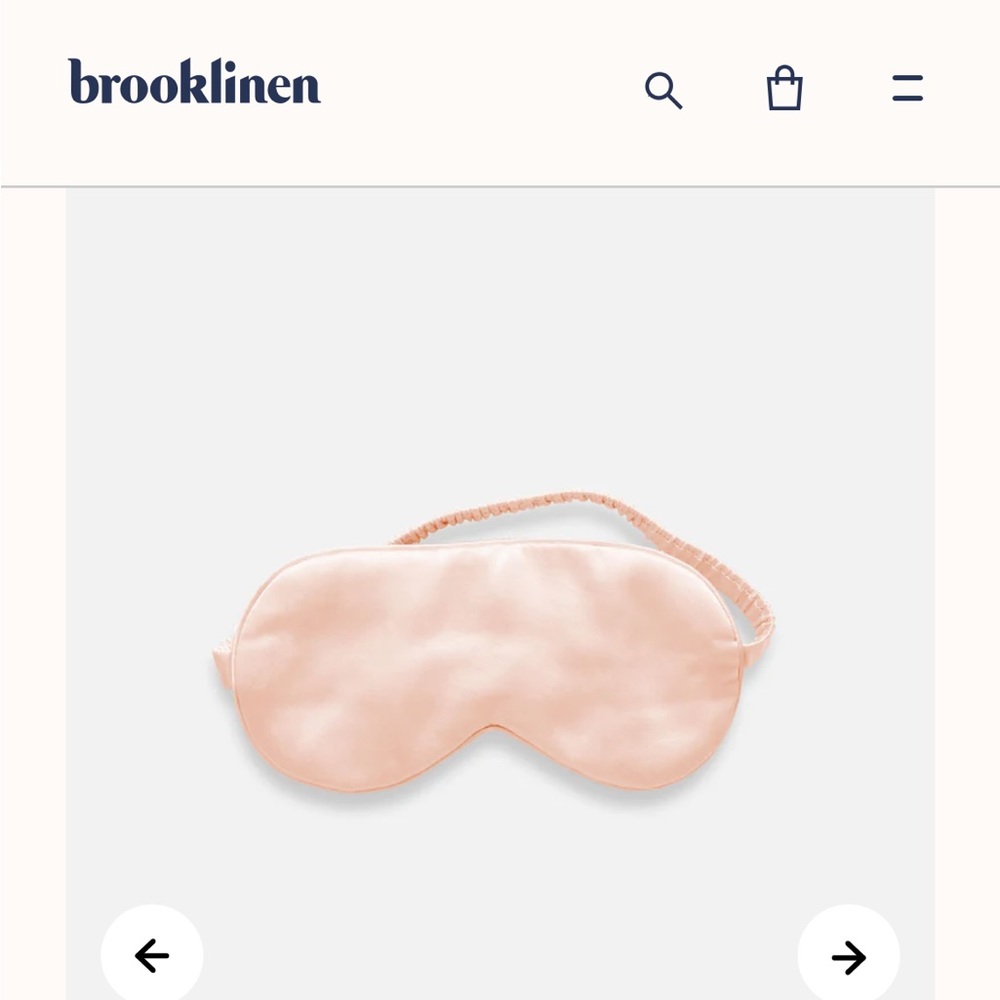 Brooklinen Mulberry Silk Sleep Mask